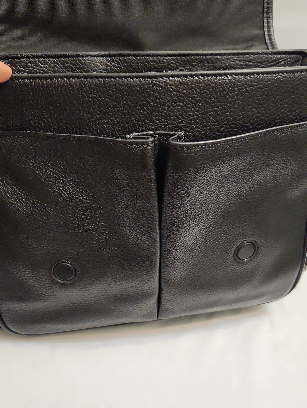 Coach Thompson Black Signature Jacquard Stripe Small Map Messenger Bag